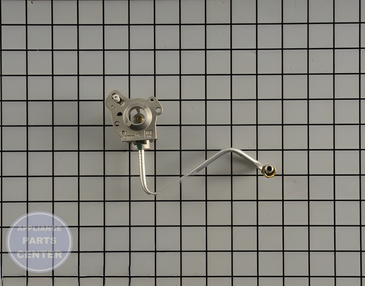 Maytag Surface Burner Orifice Holder W11685612 - Main view showing gas flow control for Maytag and Whirlpool models