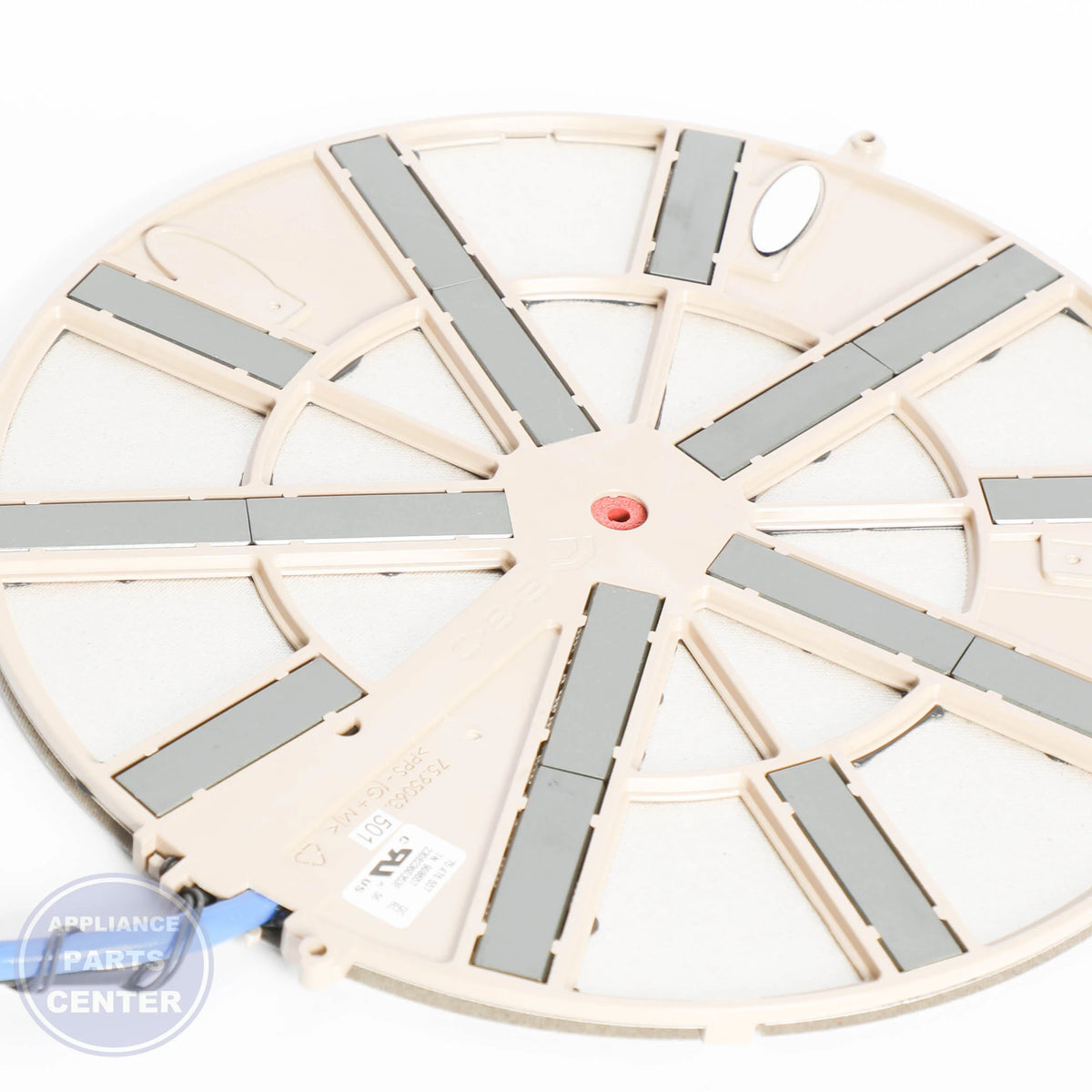 HOTPLATE W11689153 - Side view with precise measurements
