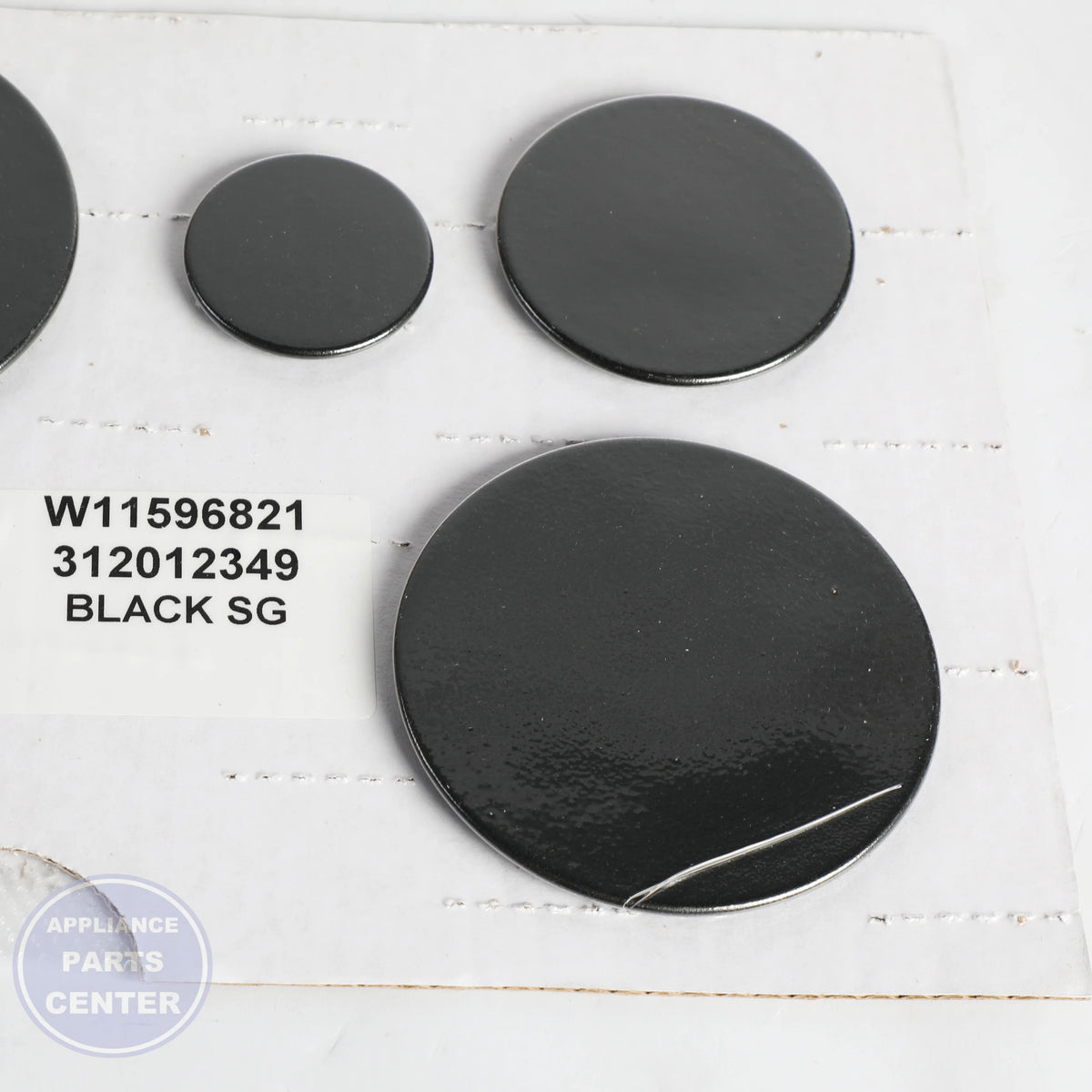WPL CAP-BURNER W11703346 - Installation in WPL model showing key mounting points