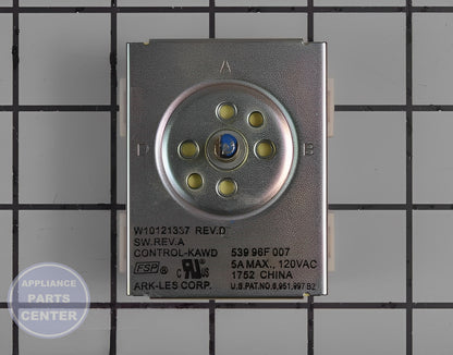Admiral Temperature Control Thermostat W11708324 - Main view showing heat regulation for Admiral, Jenn Air, KitchenAid models
