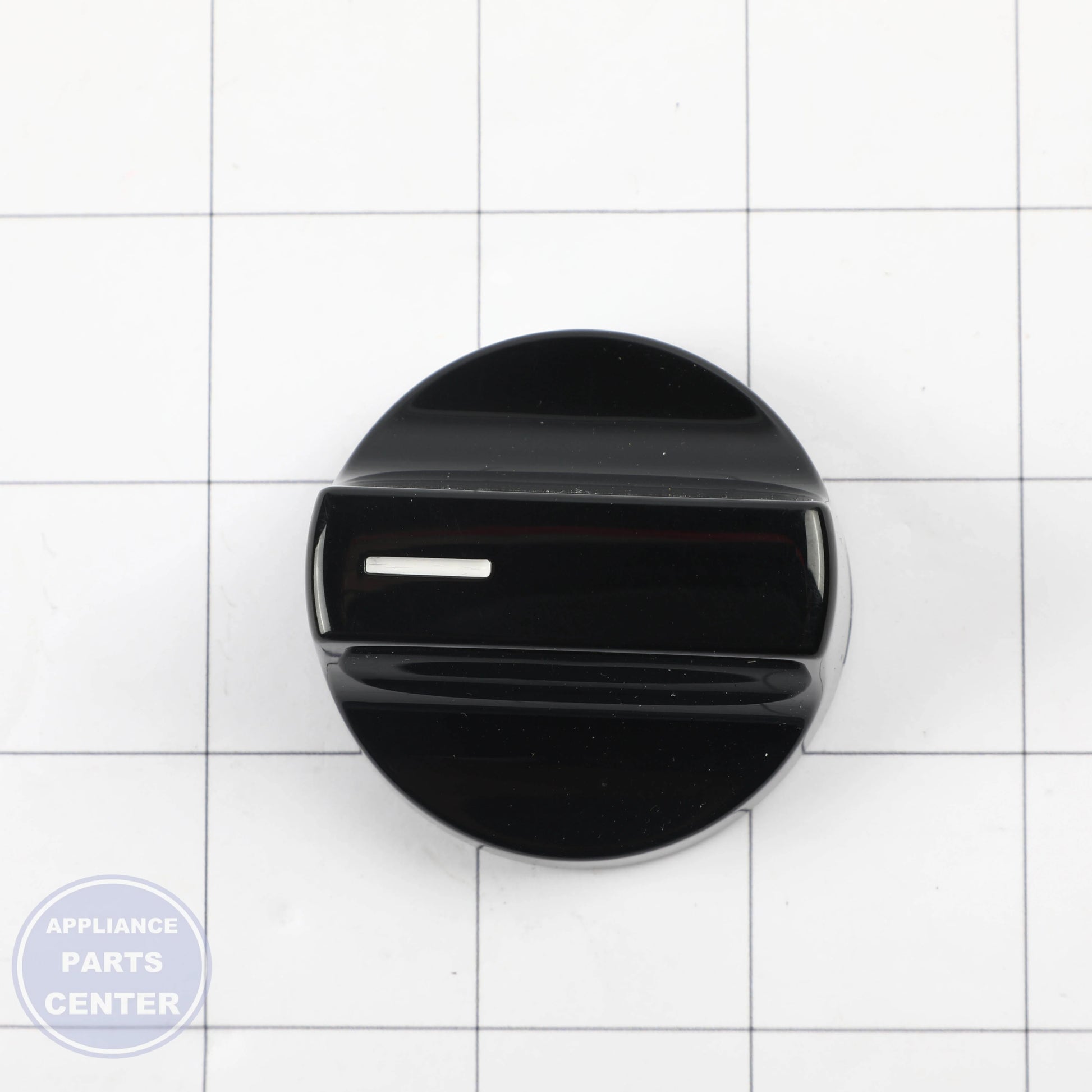 WPL KNOB W11715915 - Installation in W10905965 model showing perfect fit