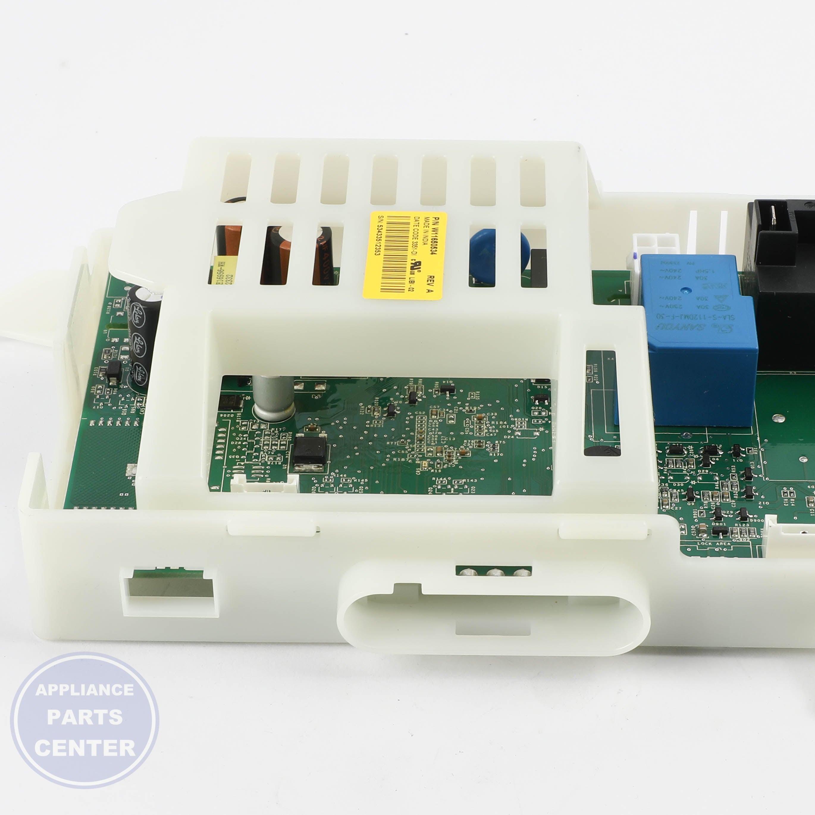 Whirlpool CNTRL-ELEC W11728026 - Installation in W11578596 model showing key mounting points