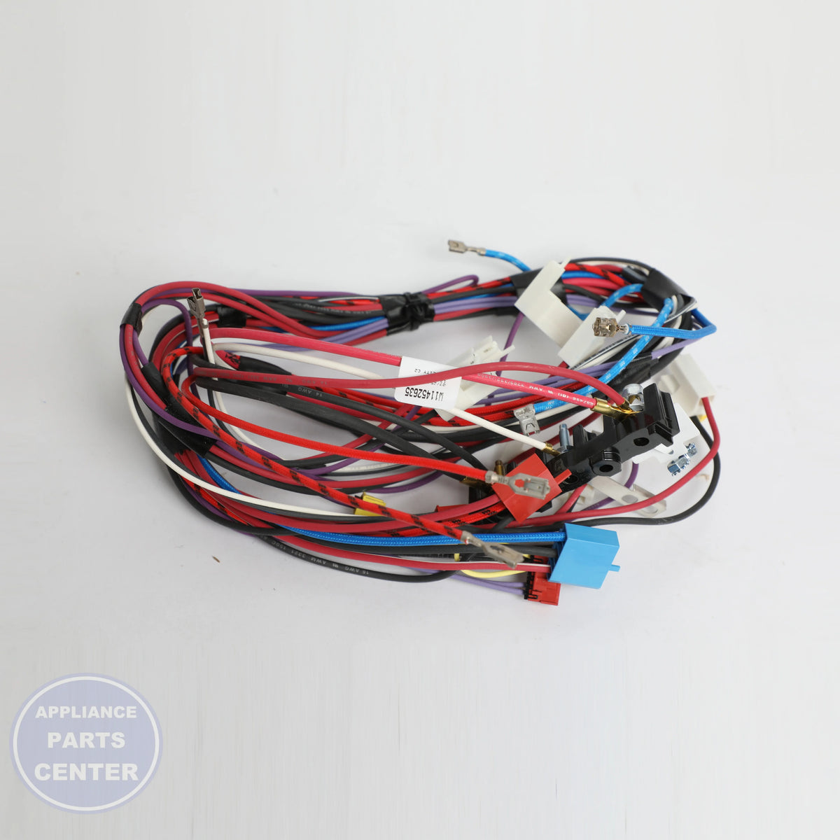 HARNS-WIRE W11750778 - Side view with precise wiring measurements