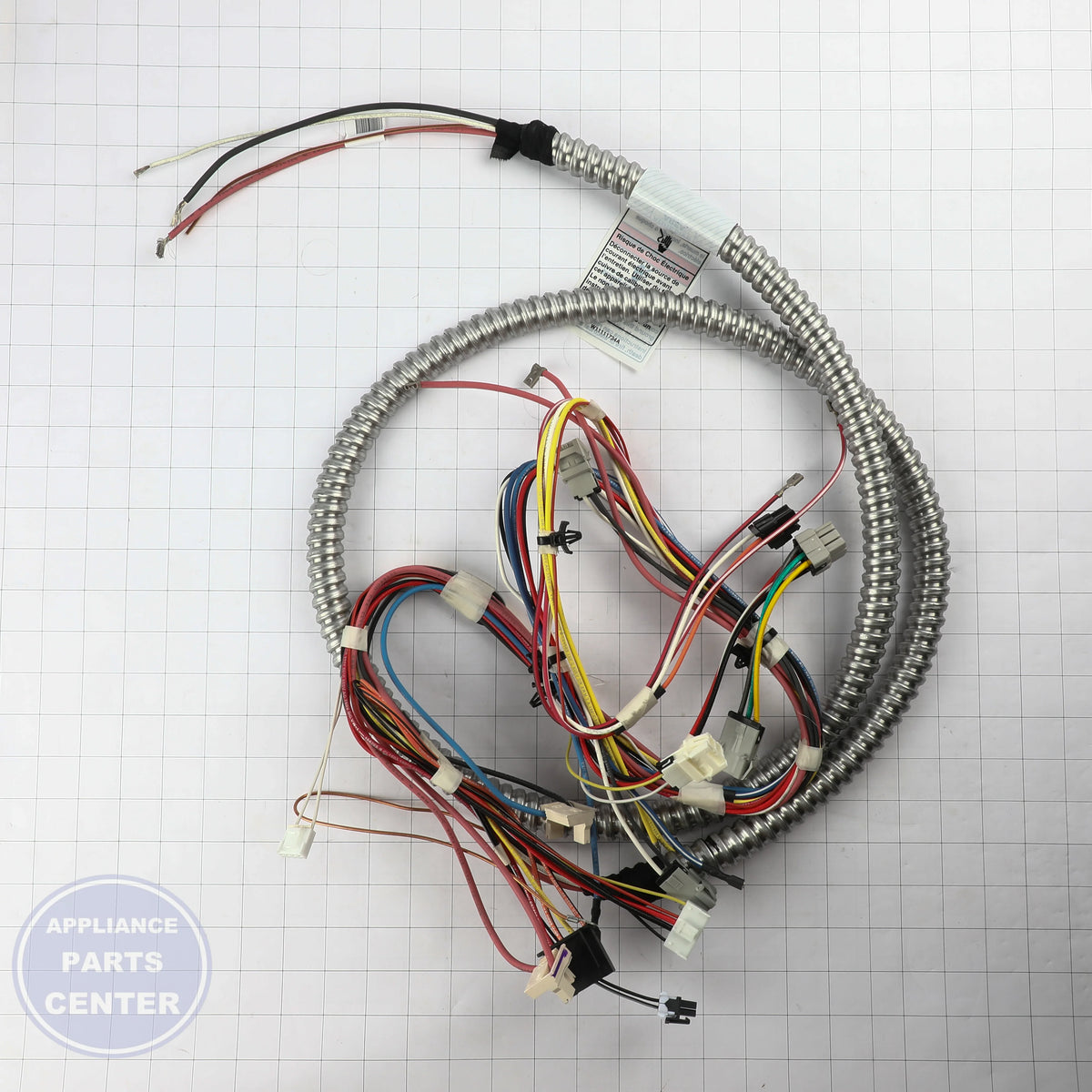 Whirlpool HARNS-WIRE W11759107 - Installation in Whirlpool model showcasing key mounting points