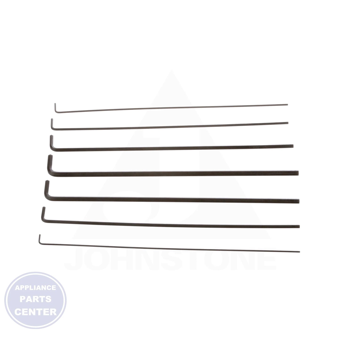 7-Piece 12" Long Arm Hex Key Set - Detailed view of tough alloy steel construction