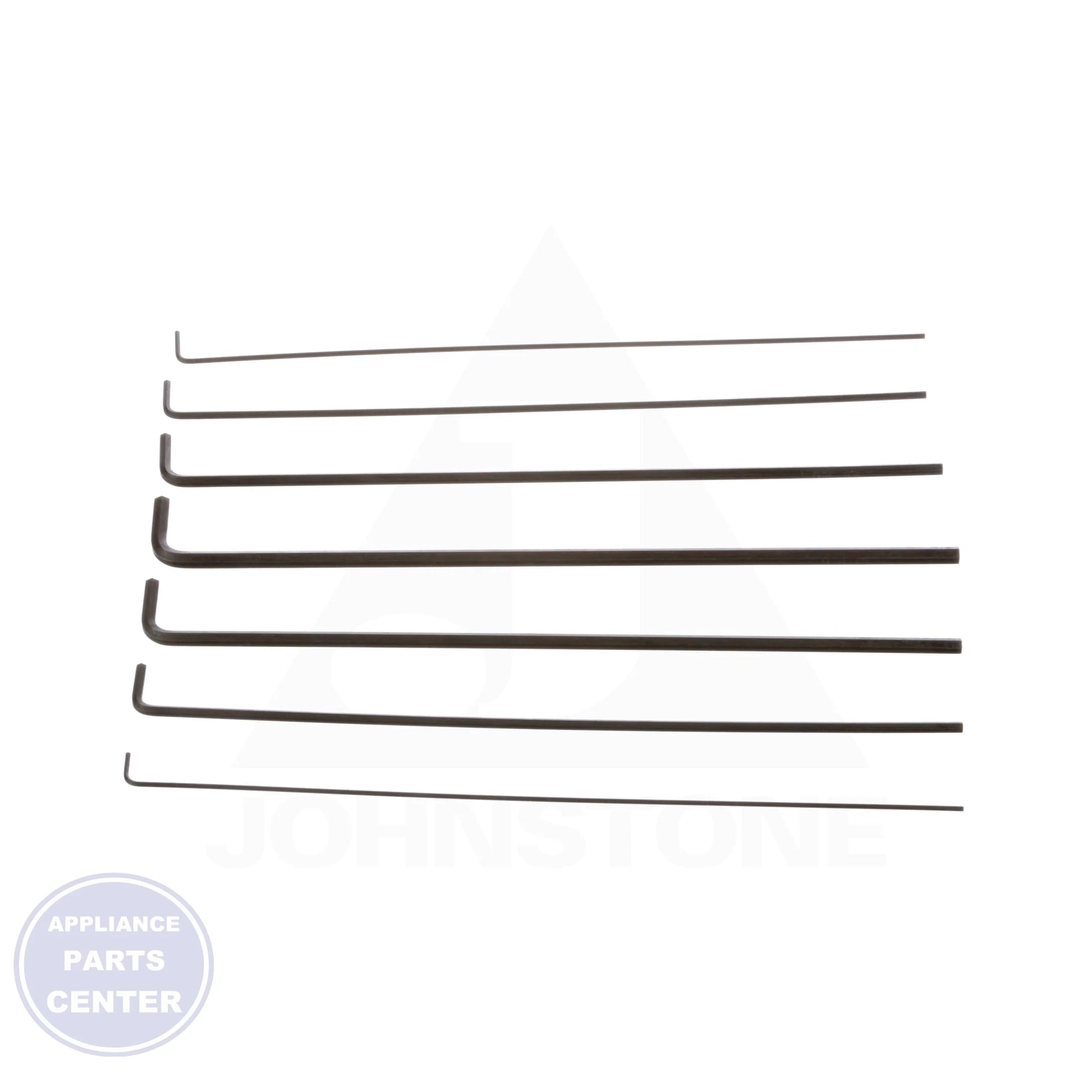 7-Piece 12" Long Arm Hex Key Set - Detailed view of tough alloy steel construction
