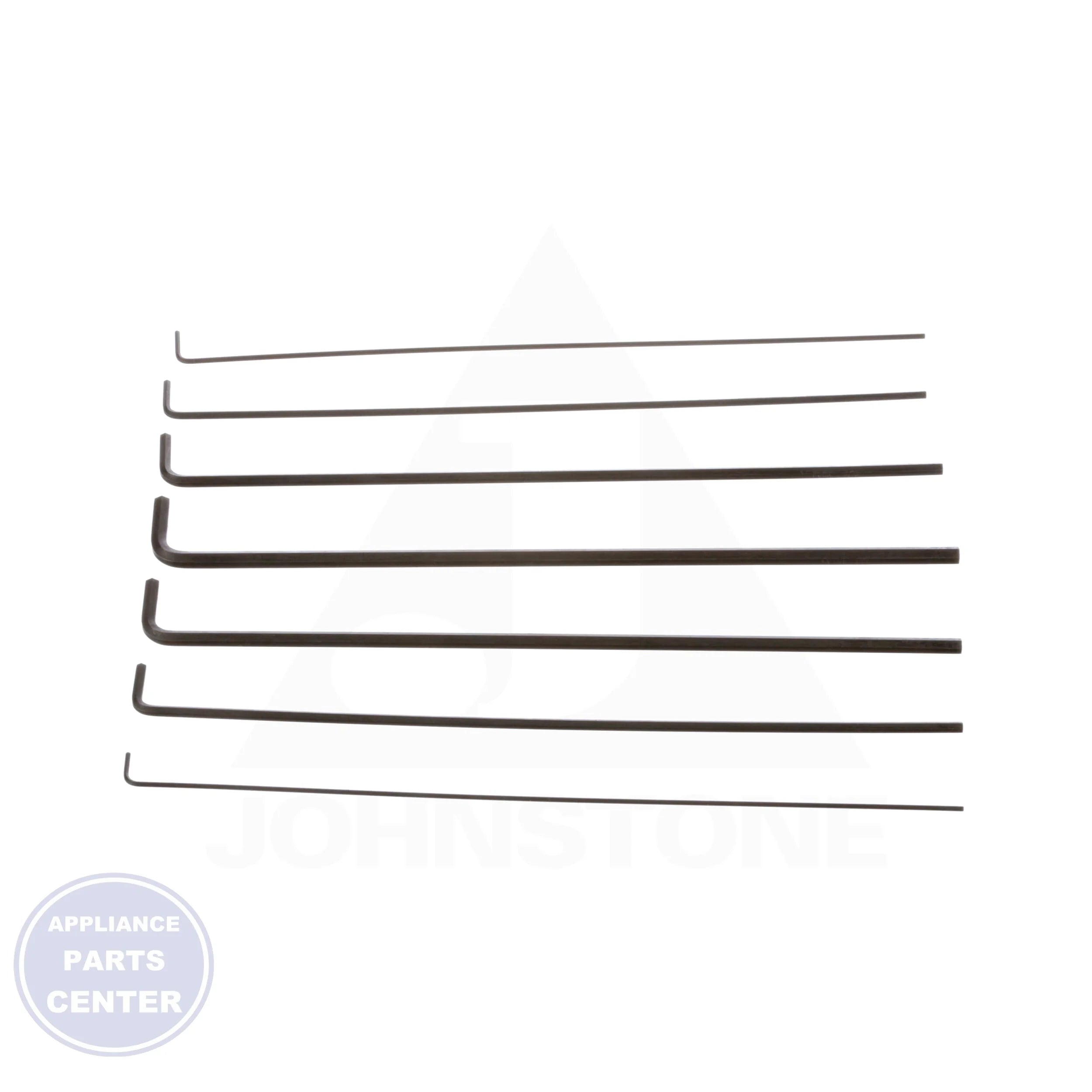 7-Piece 12" Long Arm Hex Key Set - Detailed view of tough alloy steel construction