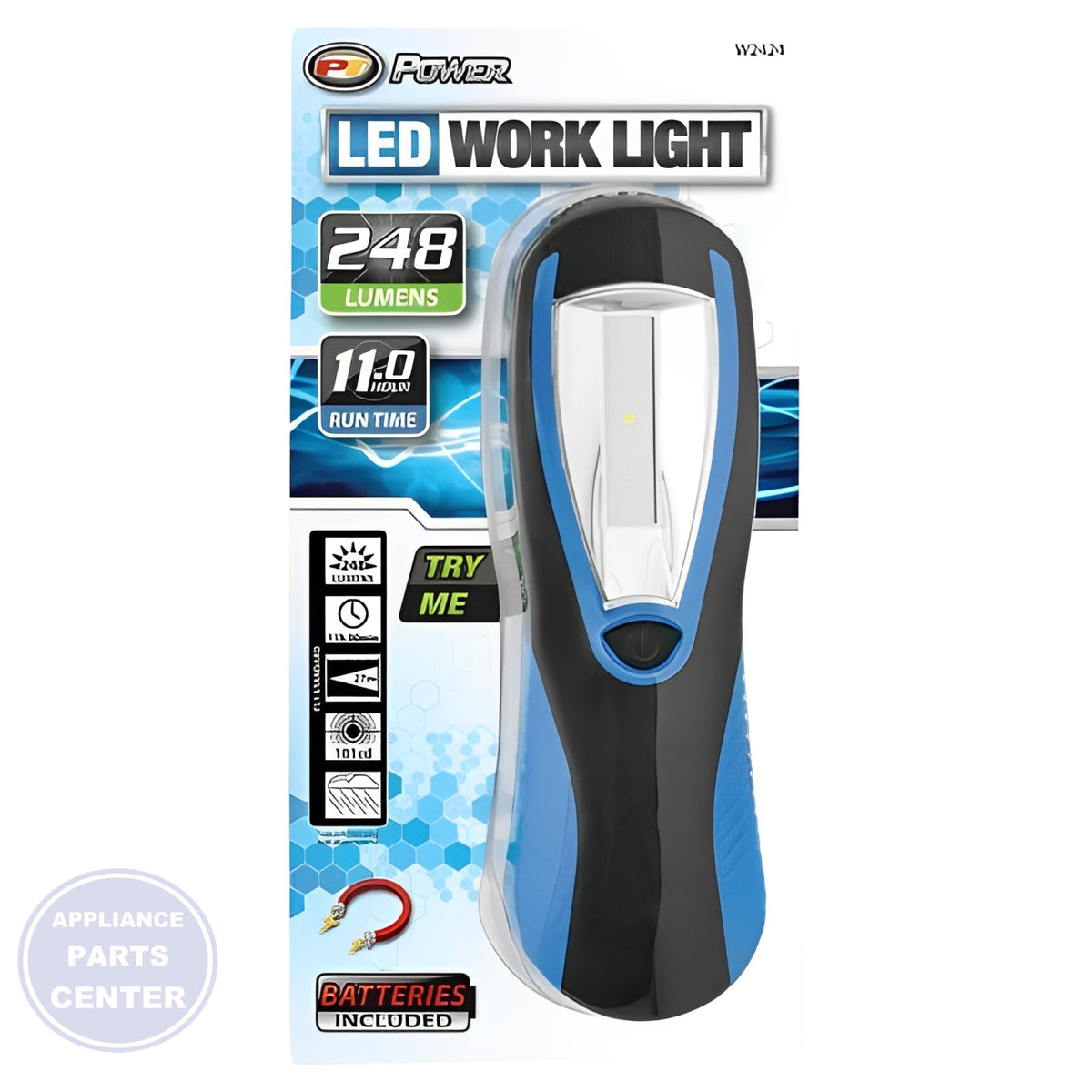 PERFORMANCE TOOL LED WORK LIGHT W2424 - Detailed view of luminous intensity and durability