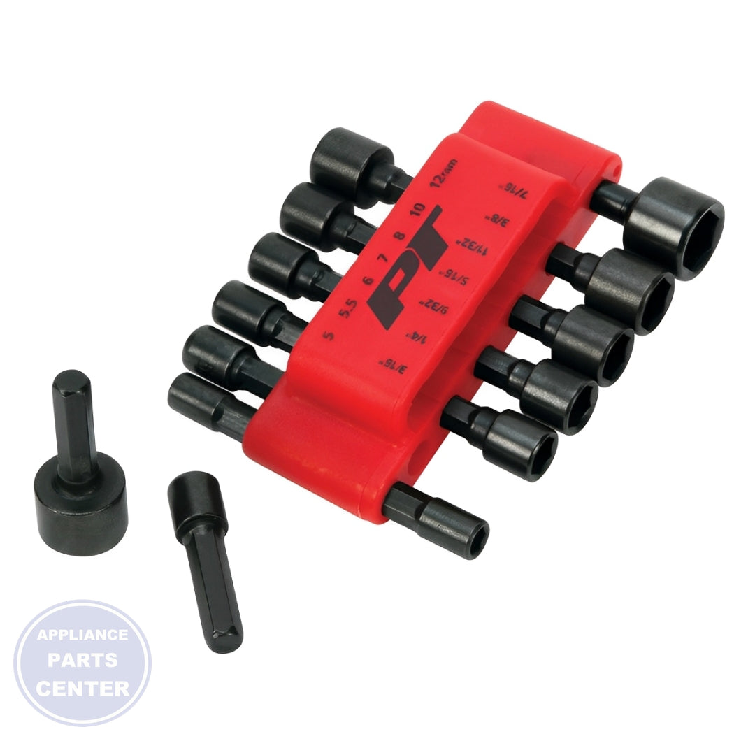 PERFORMANCE TOOL 14PC NUT DRIVER BIT SET W473 - Main view showing 14 precision bits for [Specific Models]