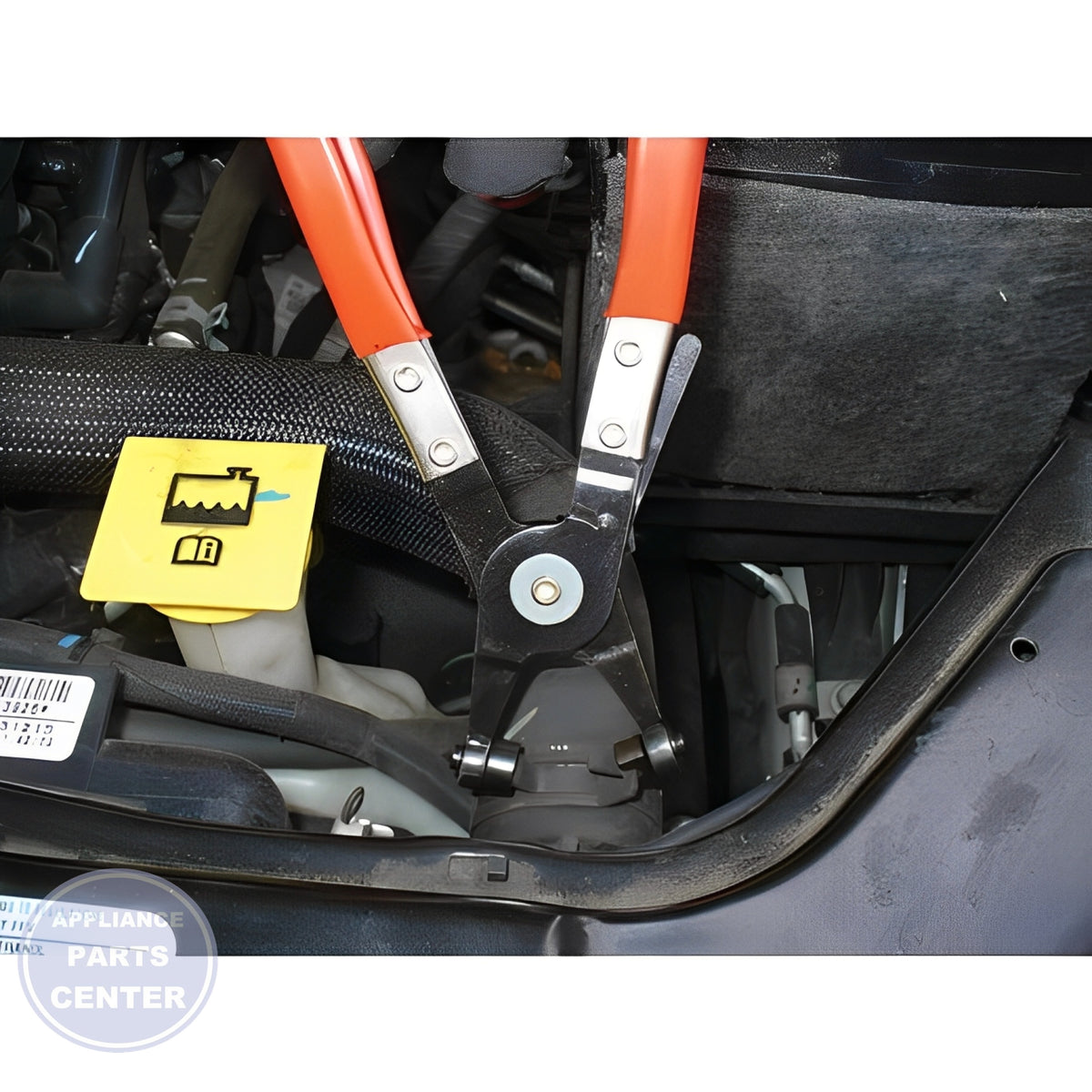 PERFORMANCE TOOL FLAT BAND HOSE CLAMP PLIERS W80654 - Detailed view of robust design and superior leverage