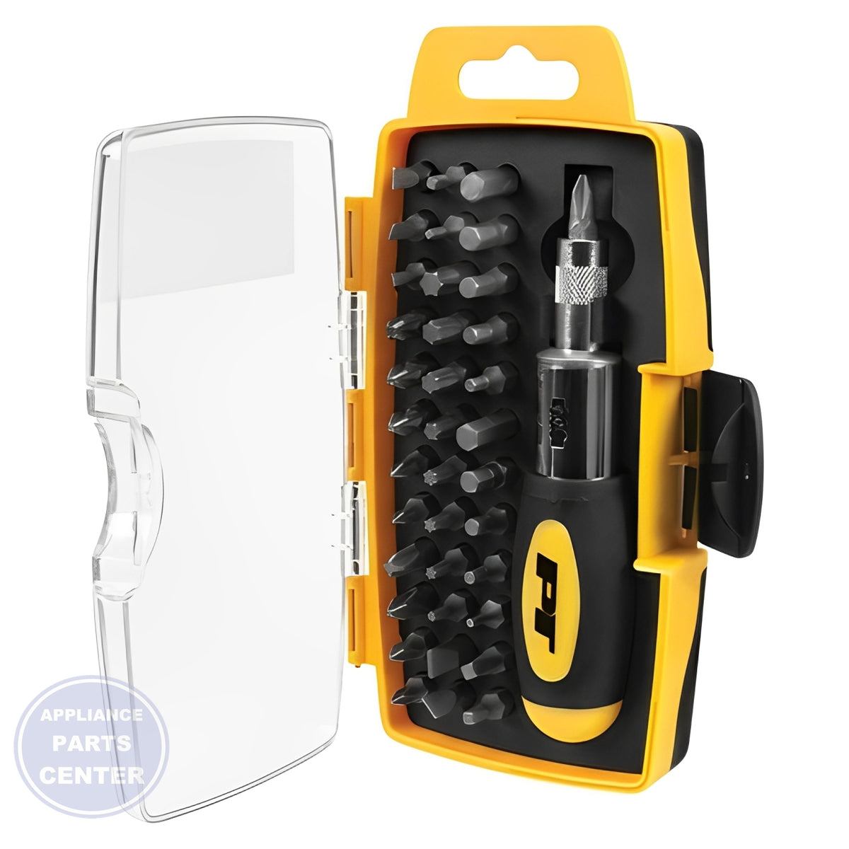 PERFORMANCE TOOL 38PC RATCHET SCREWDRIVER SET W9159 - Installation in common models showing key mounting points