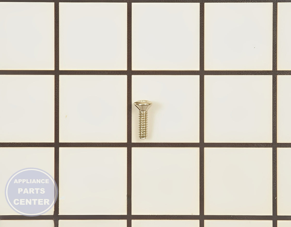 GE WB01K10008 Screw - Main view showing secure fit for Dishwashers and Range/Stoves/Ovens