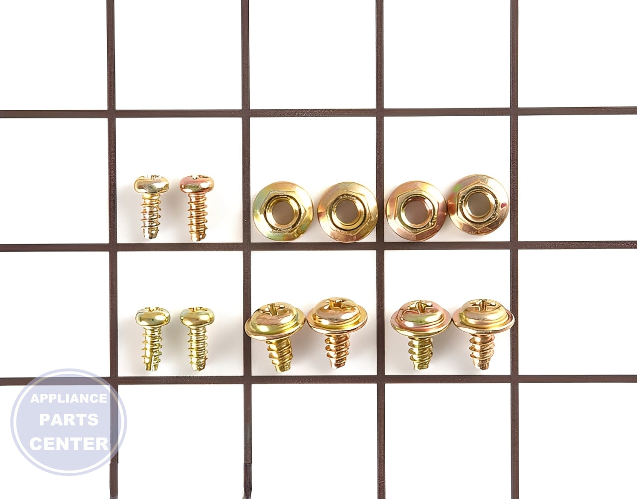 GE Microwave Hardware Kit WB01X10183 - Main view showing sturdy fasteners for GE JNM1541, PEM31, JVM3160 models
