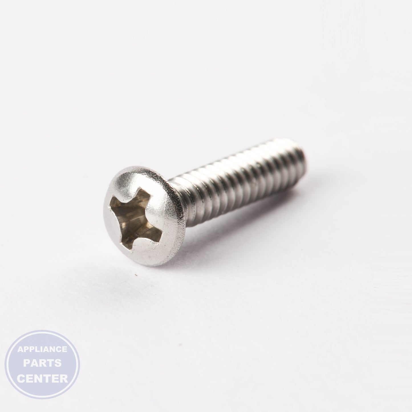 SCREW 6-32 5/8 OVAL PHILLIPS WB01X50407 - Detailed view of oval shape head