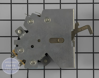 Door Lock Motor and Switch Assembly WB02K10136 - Detailed view of secure latch mechanism