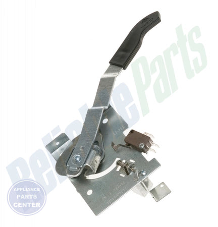 GEH LATCH ASSEMBLY WB02K10140 - Main view showing durable construction for GEH stoves