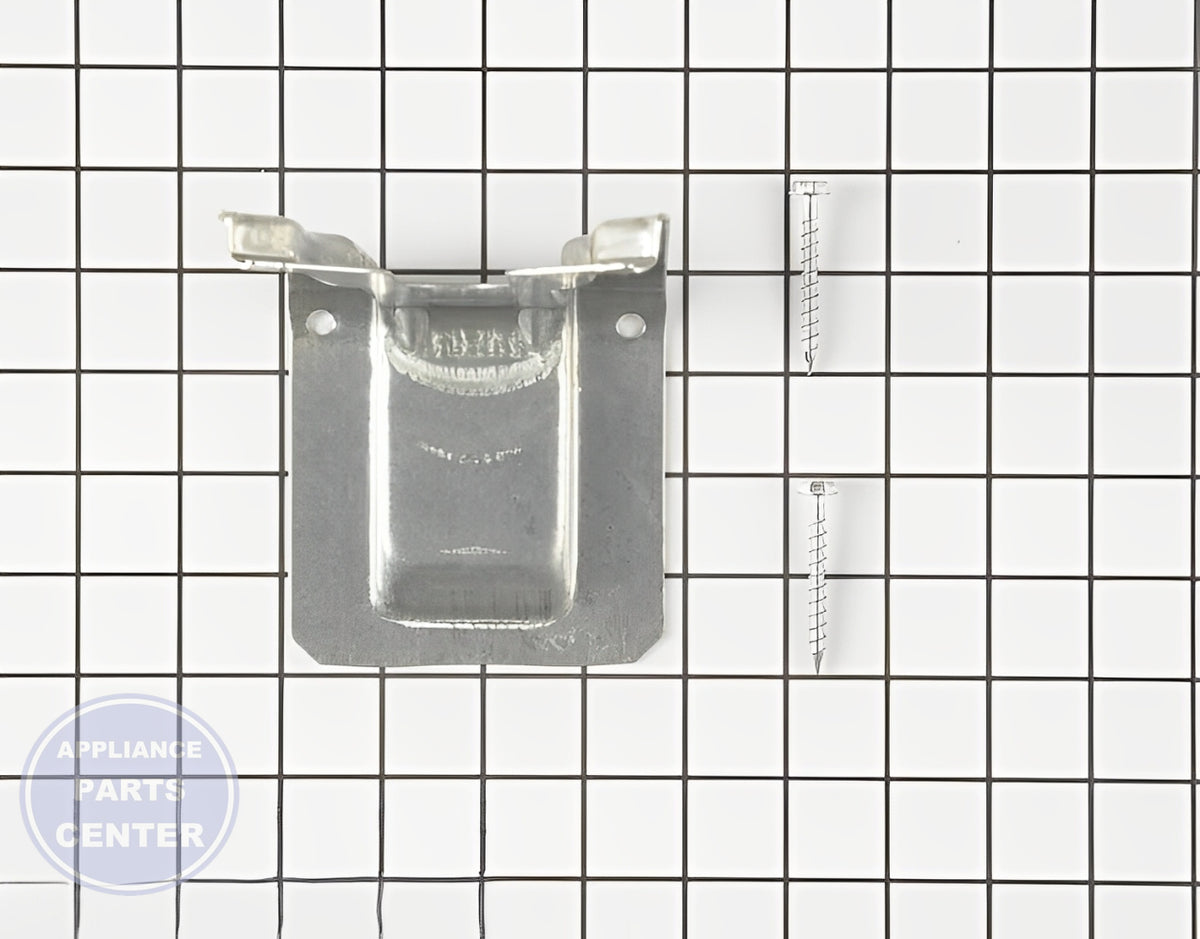 GE OVEN ANTI-TIP BRACKET ASSEMBLY WB02K10254 - Detailed view of sturdy construction
