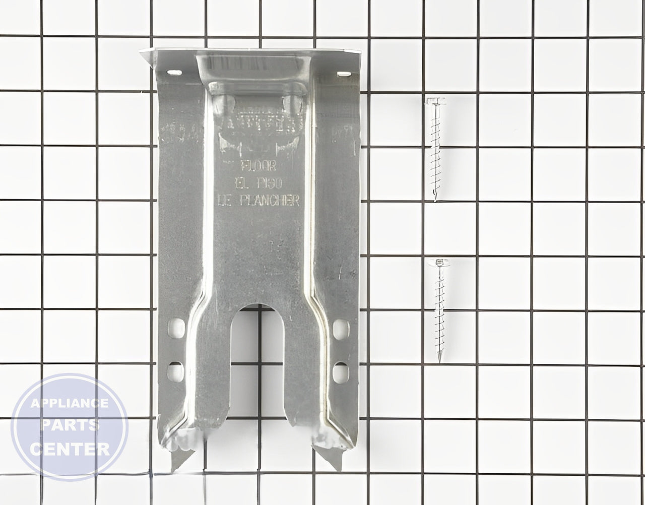 GE OVEN ANTI-TIP BRACKET ASSEMBLY WB02K10254 - Main view showing secure mounting for GE models