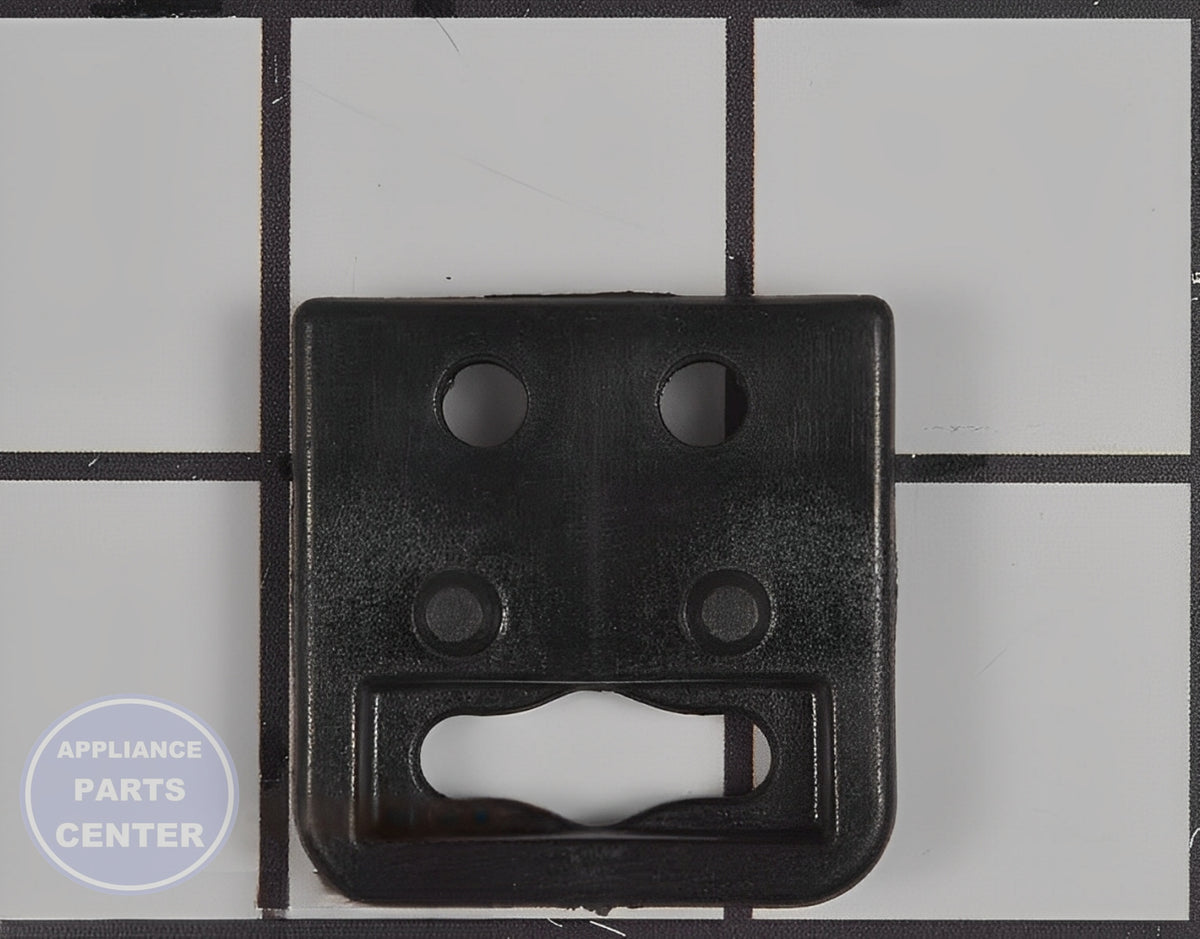 RANGE CONTROL TRIM SUPPORT WB02T10376 - Side view with Bracket & Flange design