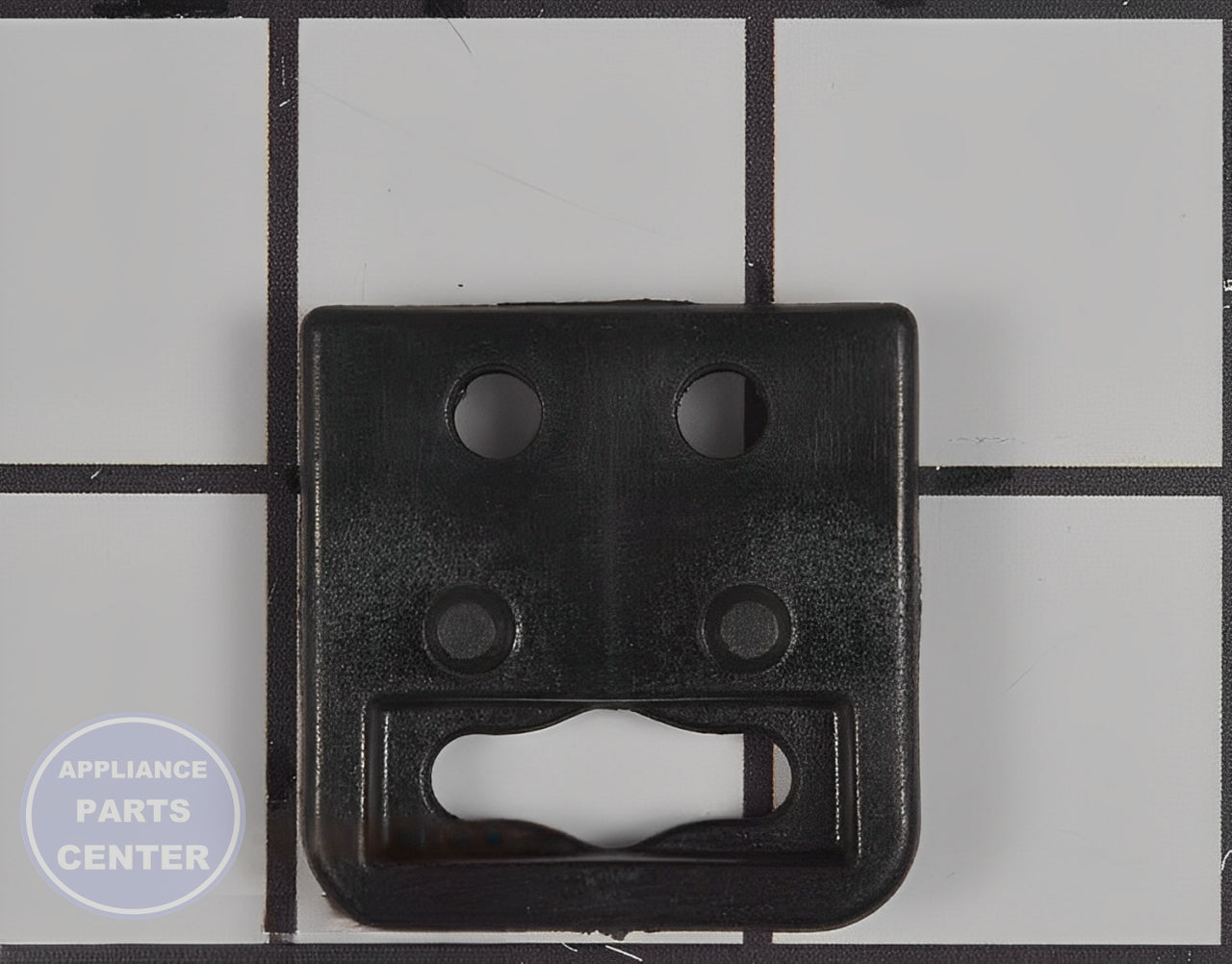 RANGE CONTROL TRIM SUPPORT WB02T10376 - Side view with Bracket & Flange design