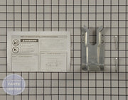 GE Anti Tip Bracket WB02T10415 - Main view showing secure anchor for GE, Kenmore, Hotpoint, RCA models