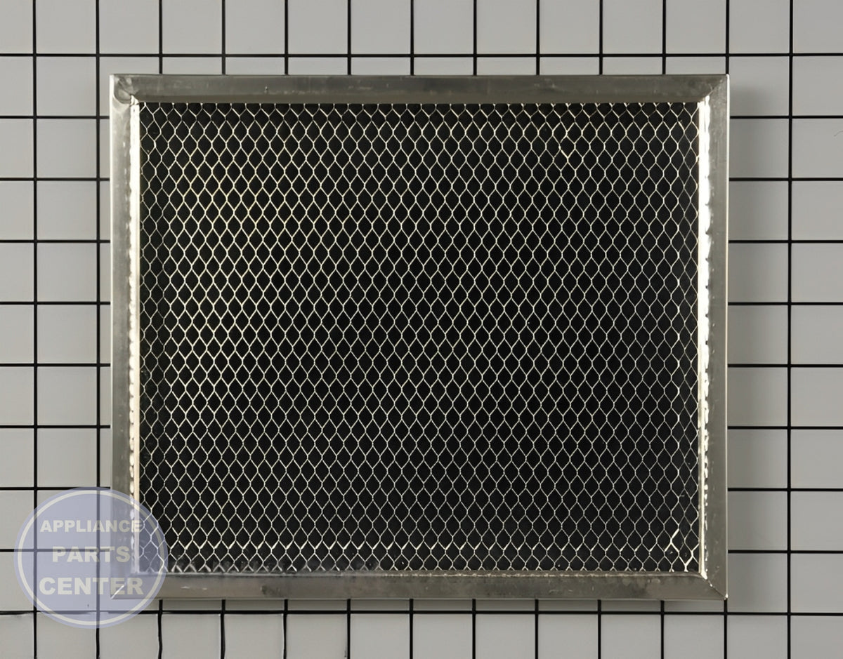 GE MICROWAVE CHARCOAL GREASE FILTER VENT HOOD COMBINATION - Main view showing efficient grease trapping for GE Microwaves