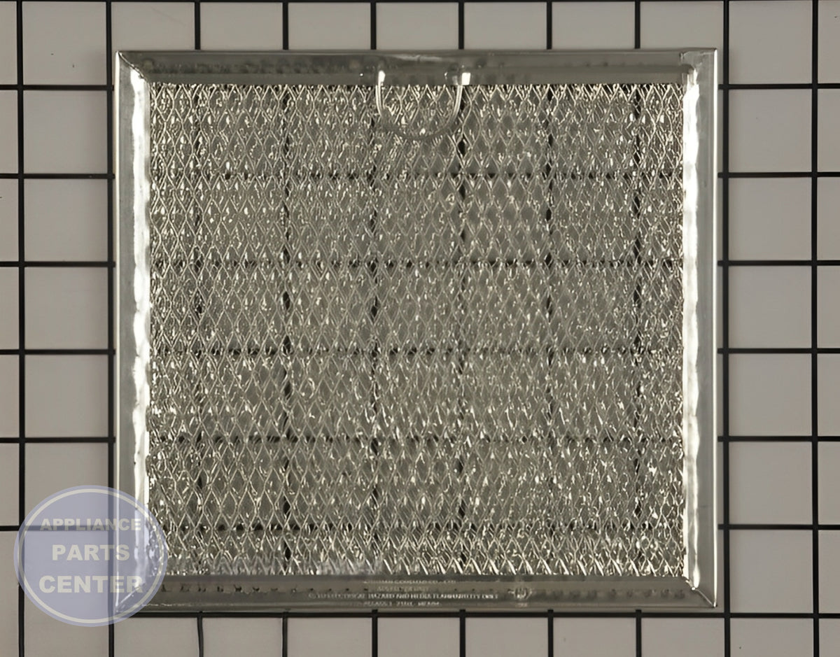 GE GREASE FILTER REPLACEMENT WB02X11534 - Main view showing grease trapping capabilities for GE JVM1540DP1BB