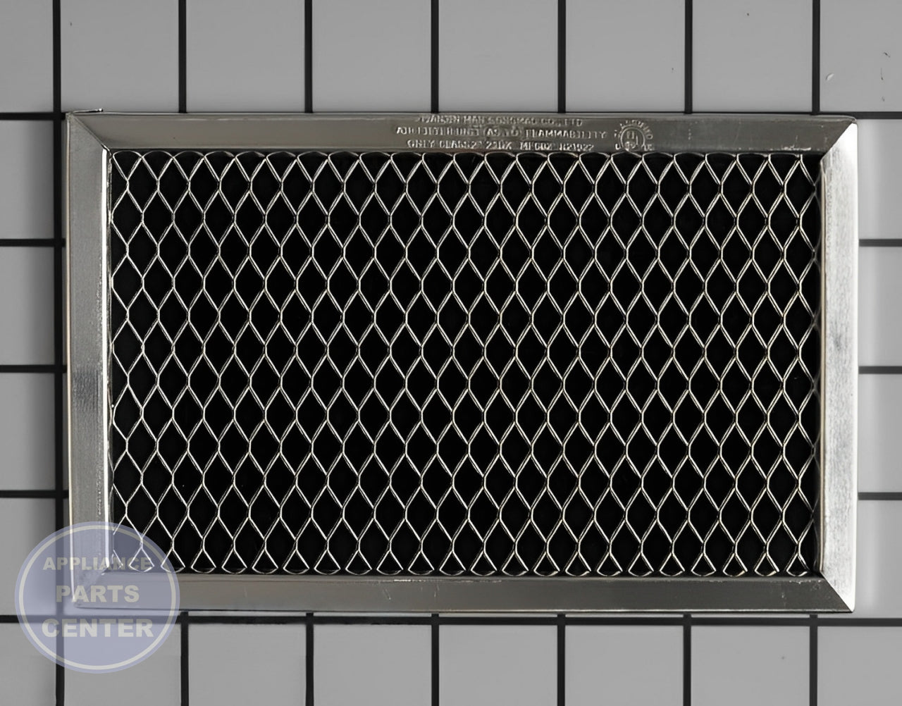 GE MICROWAVE CHARCOAL FILTER WB02X11536 - Main view showing effective odor removal for GE models