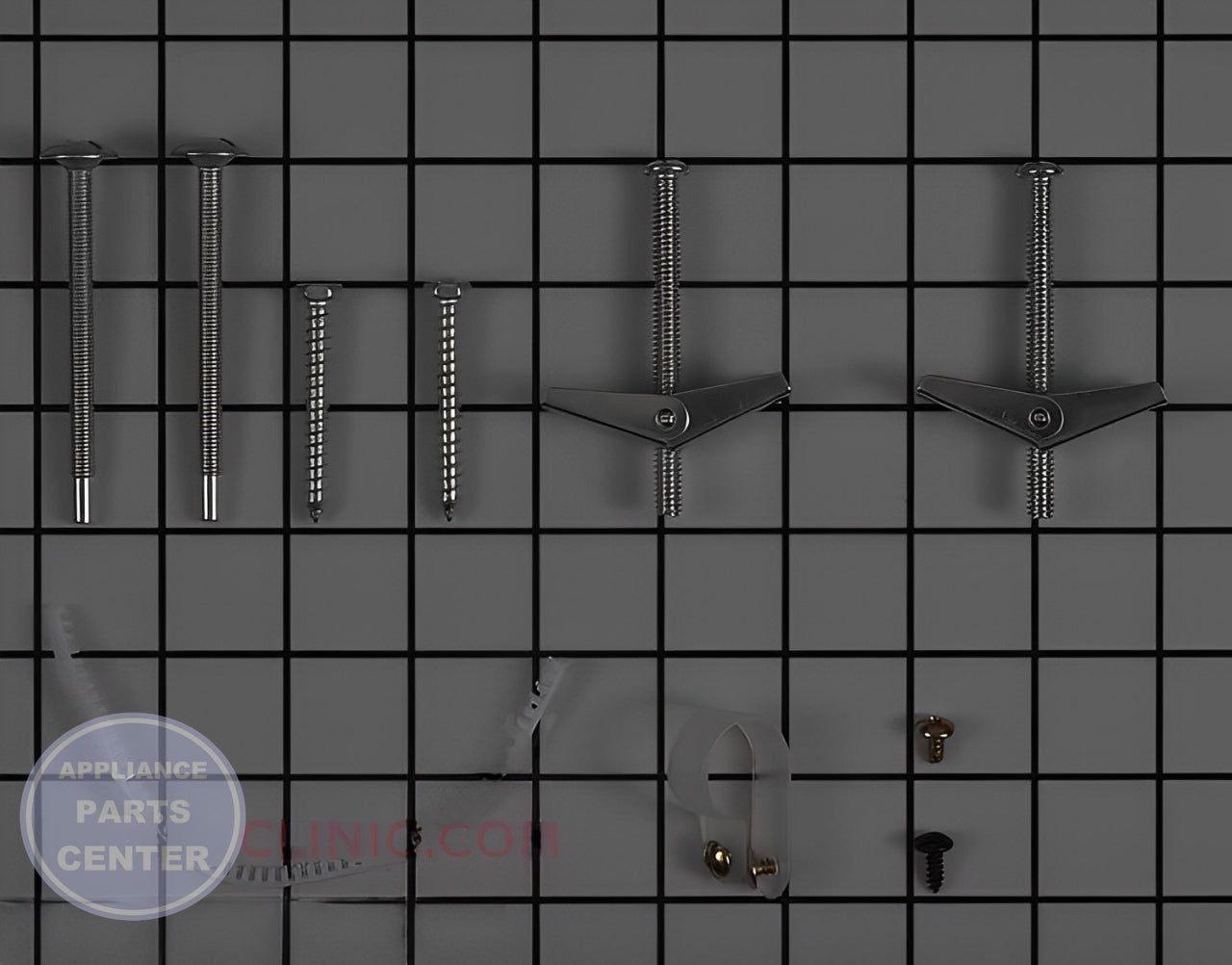 GE HARDWARE KIT WB02X35527 - Main view showing fasteners for GE XL1800
