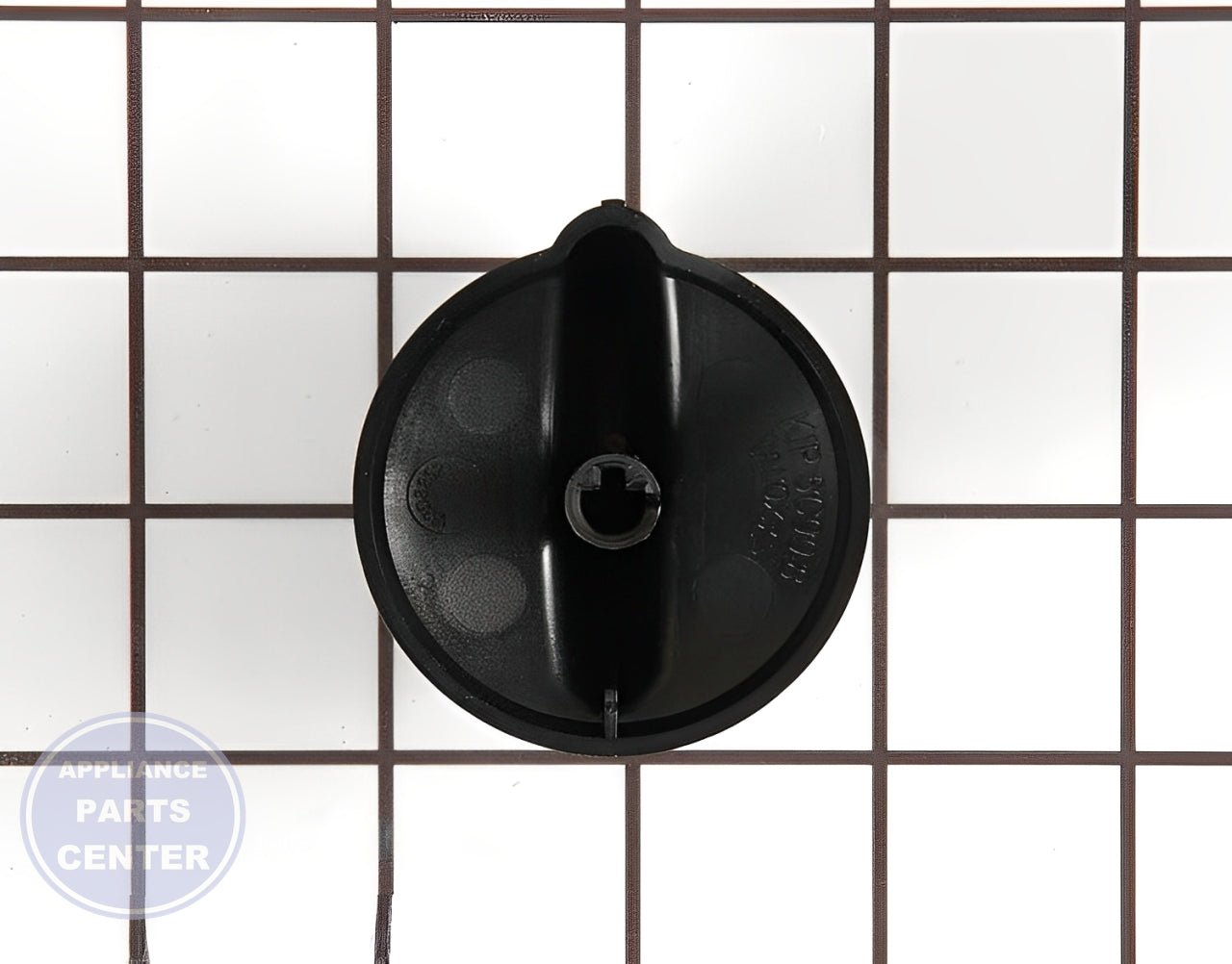 RANGE BURNER CONTROL KNOB WB03K10141 - Side view with durable specs
