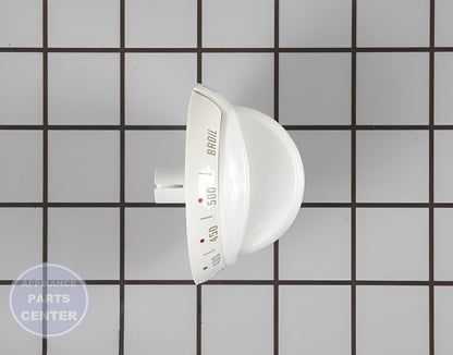 GE OVEN THERMOSTAT KNOB WB03K10144 - Side view with precise measurements