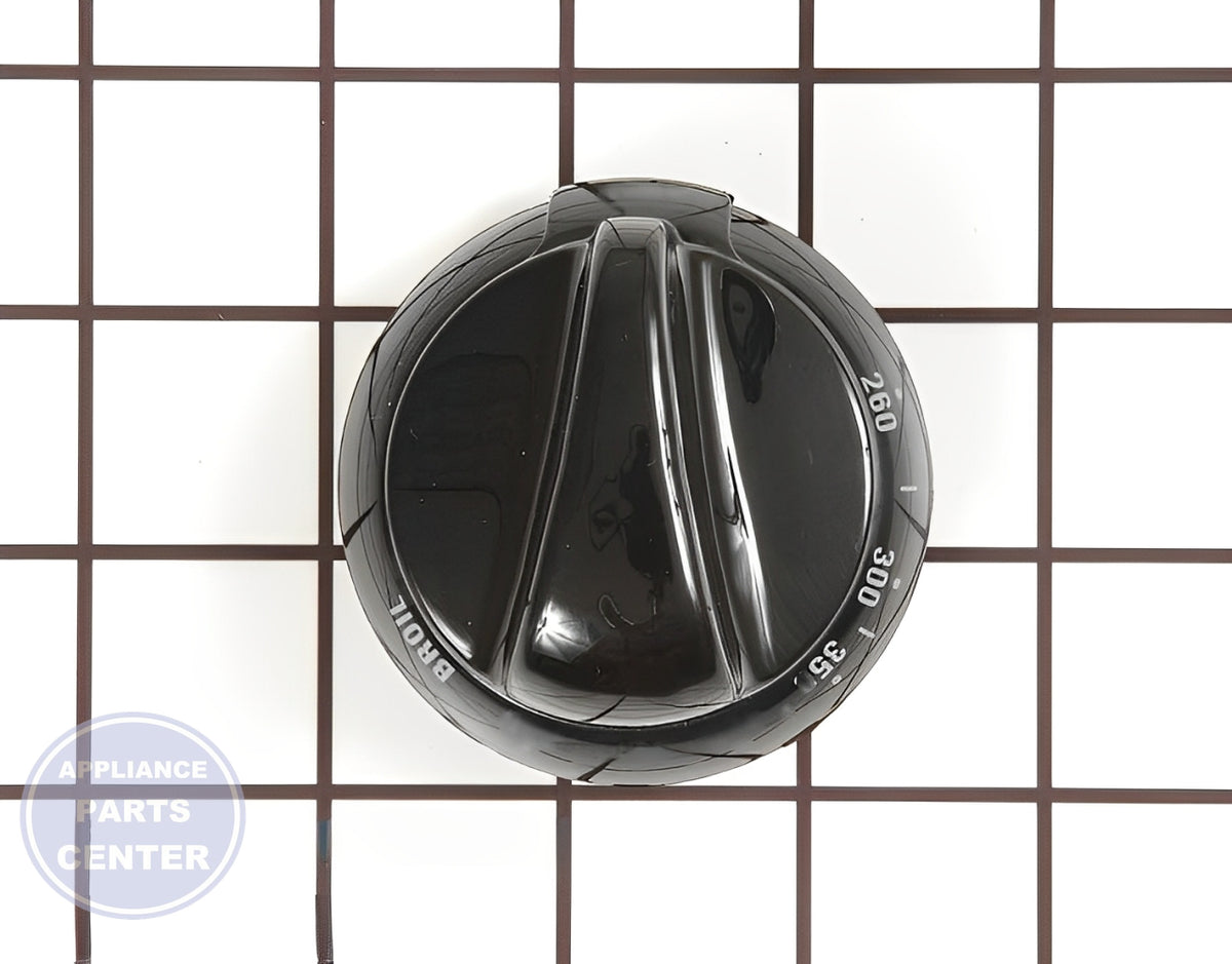 GE OVEN THERMOSTAT KNOB ASSEMBLY WB03K10159 - Main view showing temperature control dial for GEN models