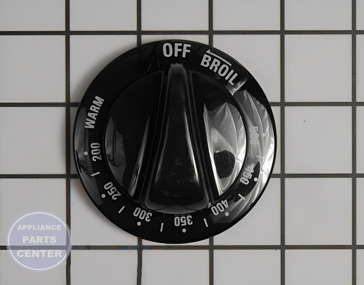 GE OVEN THERMOSTAT KNOB ASSEMBLY WB03K10185 - Main view showing temperature control for GEN models