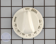 GE OVEN ASSEMBLY KNOB GE OVEN THERMOSTAT WB03K10186 - Main view showing precise temperature control for GEN models