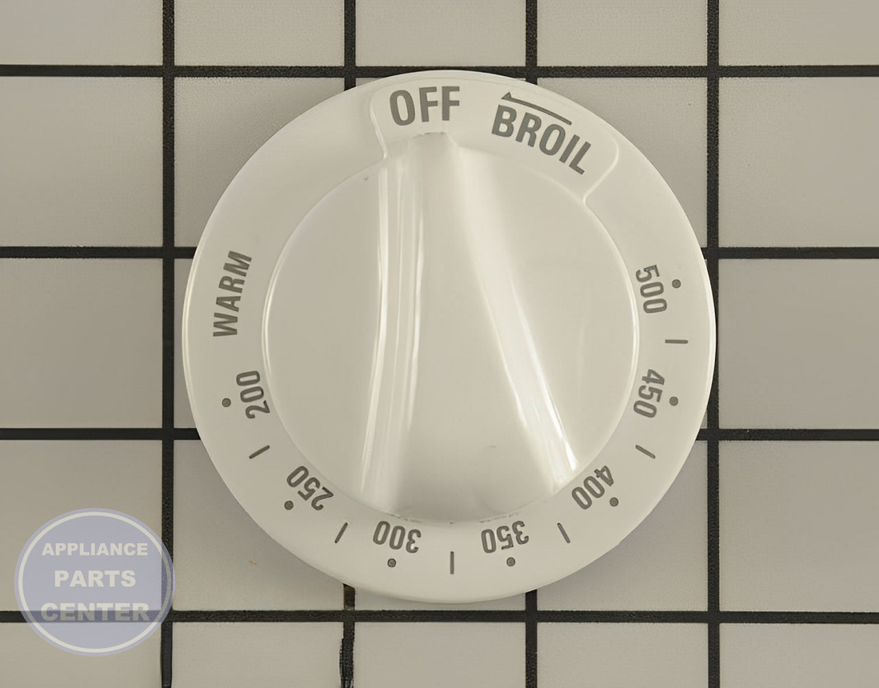 GE Oven Thermostat Knob Assembly WB03K10187 - Main view showing temperature control dial for select GEN models