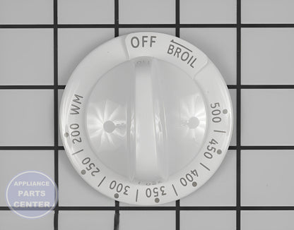 GE Thermostat Knob WB03K10230 - Main view showing temperature control for GE Range models