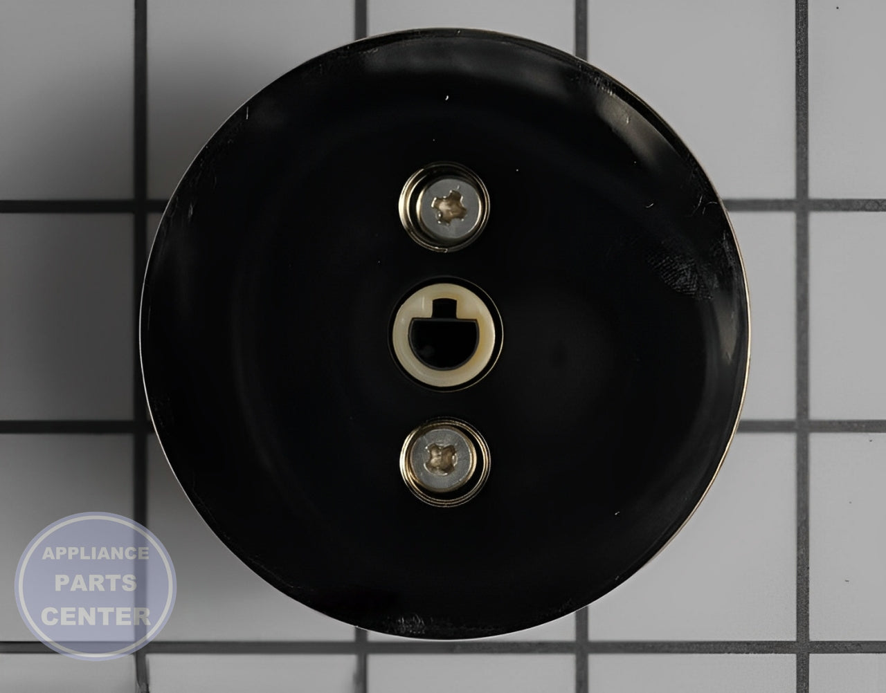 Knob WB03K10287 - Side view with 2-inch diameter and durable construction