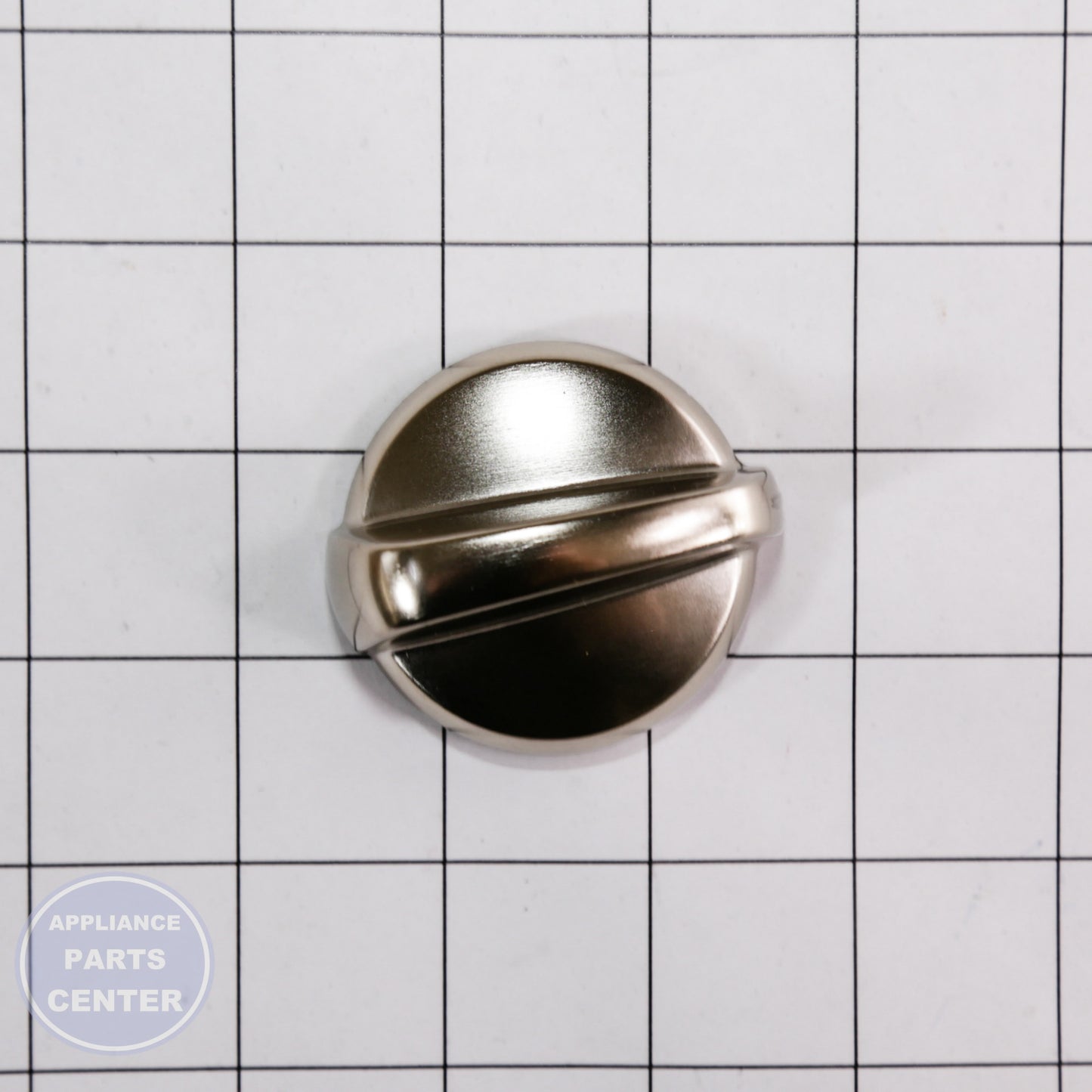 RANGE CONTROL KNOB WB03K10305 - Side view with precise dimensions