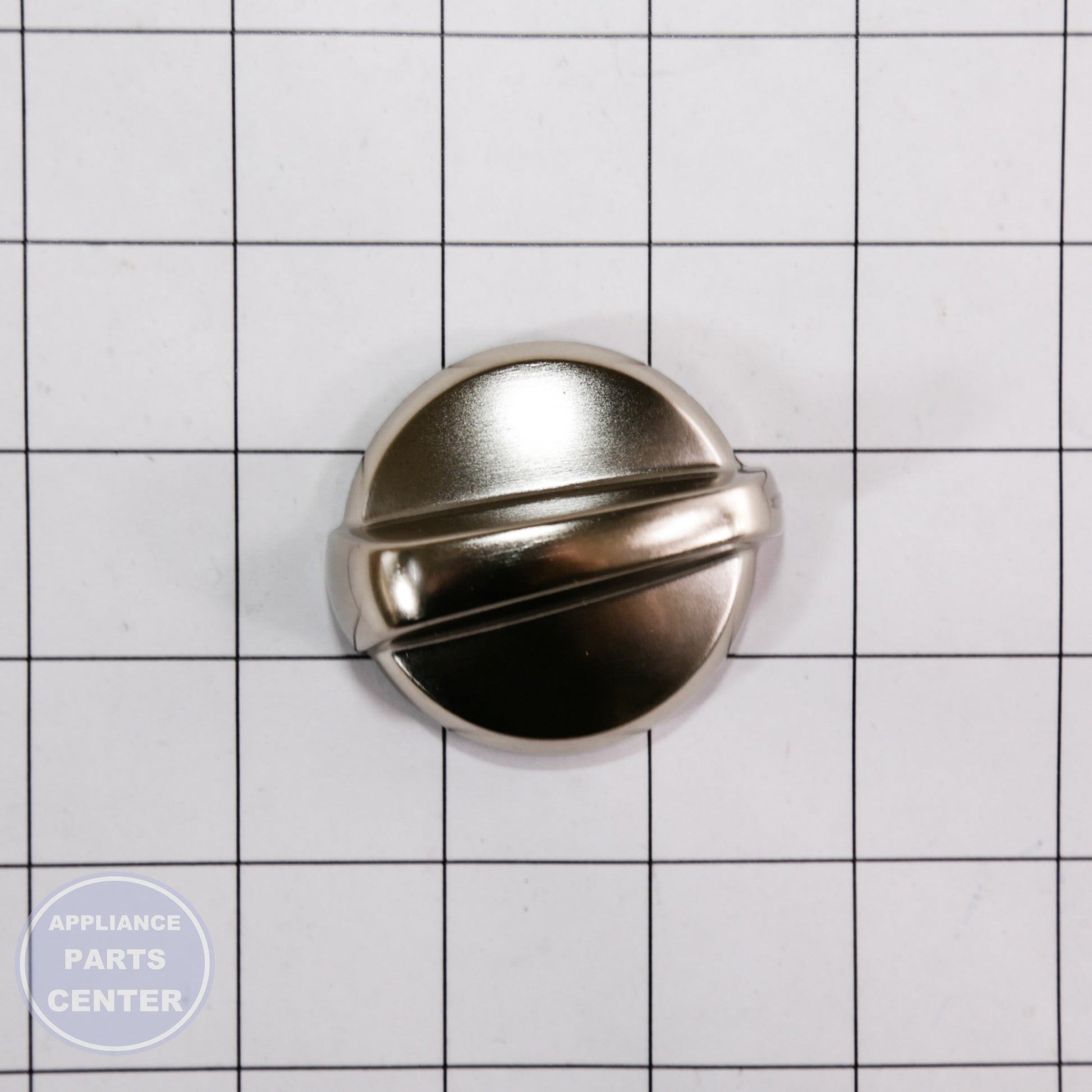 RANGE CONTROL KNOB WB03K10305 - Side view with precise dimensions