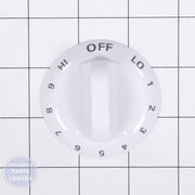 GEH INF KNOB (WH WB03T10011 - Main view showing precise control for GEH models