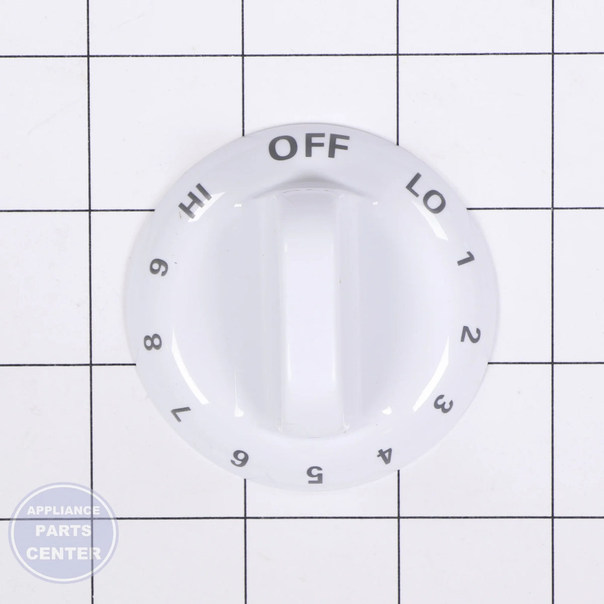 GEH INF KNOB (WH WB03T10011 - Main view showing precise control for GEH models
