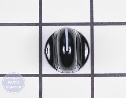 GE OVEN BLACK SELECTOR KNOB WB03T10035 - Main view showing precise control for GE ranges, stoves, and ovens