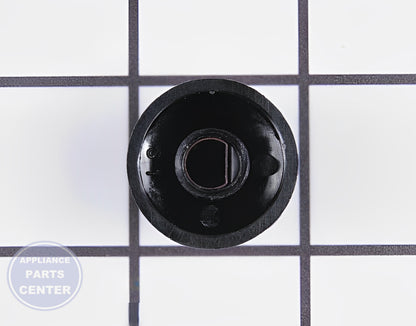 GE OVEN BLACK SELECTOR KNOB WB03T10035 - Side view with durable specifications