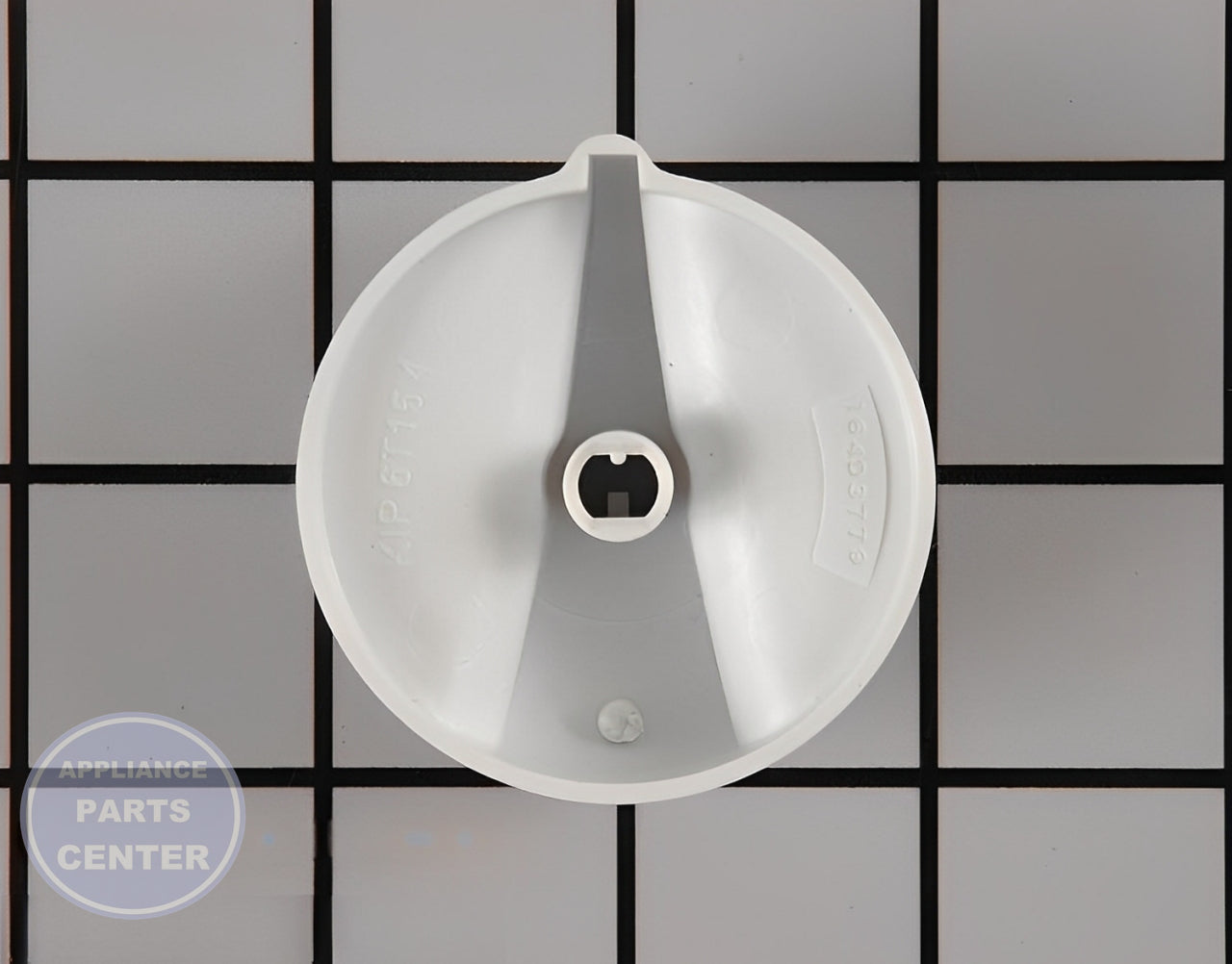 Control Knob WB03T10076 - Side view with precise measurements