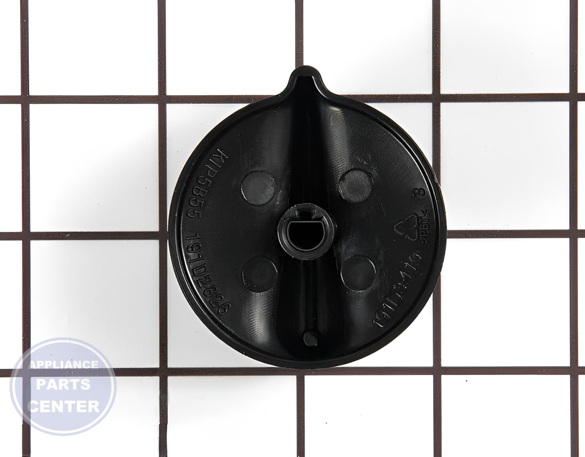GE OVEN GAS VALVE KNOB WB03T10171 - Side view with ergonomic design