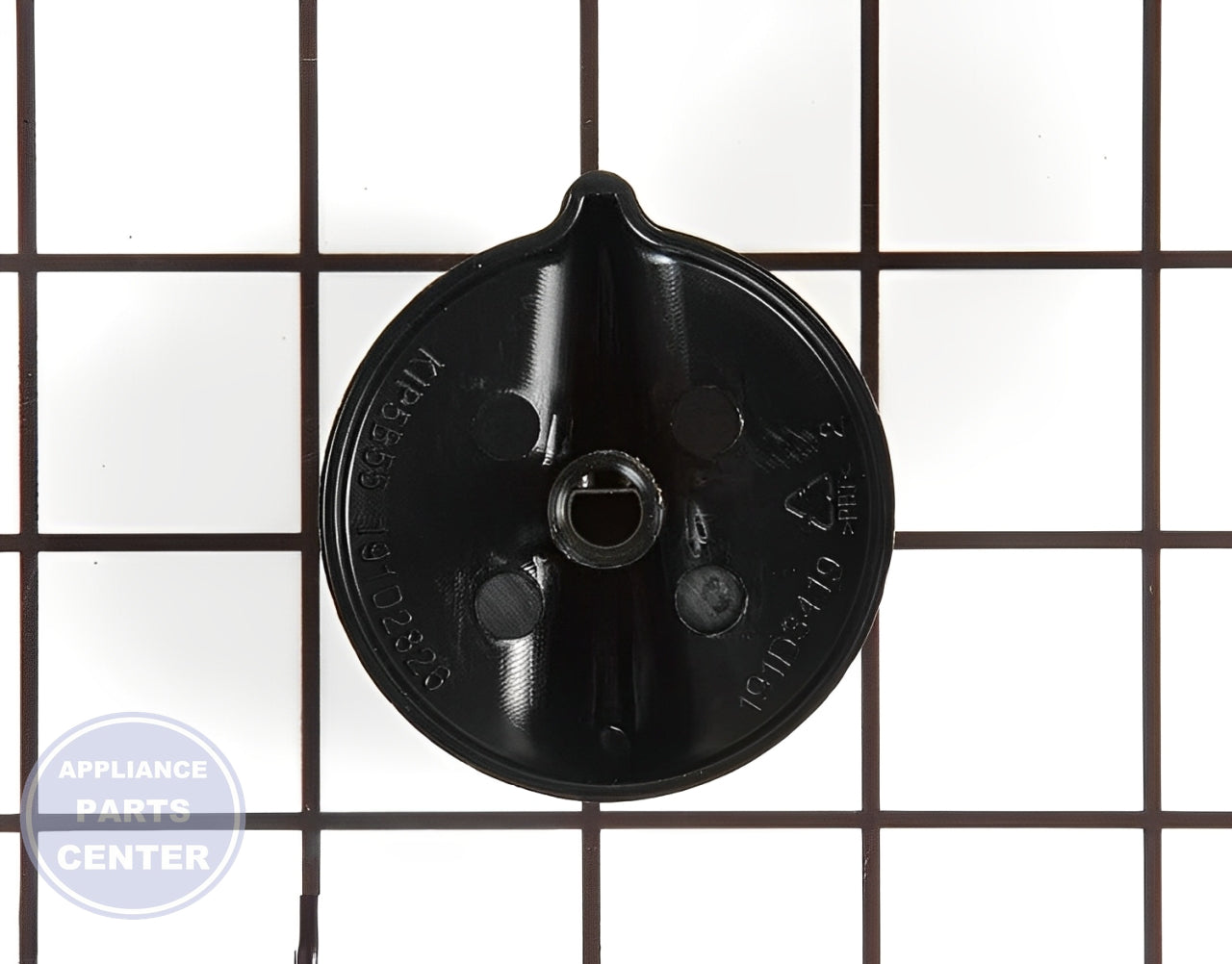 Control Knob WB03T10236 - Side view with X inches diameter