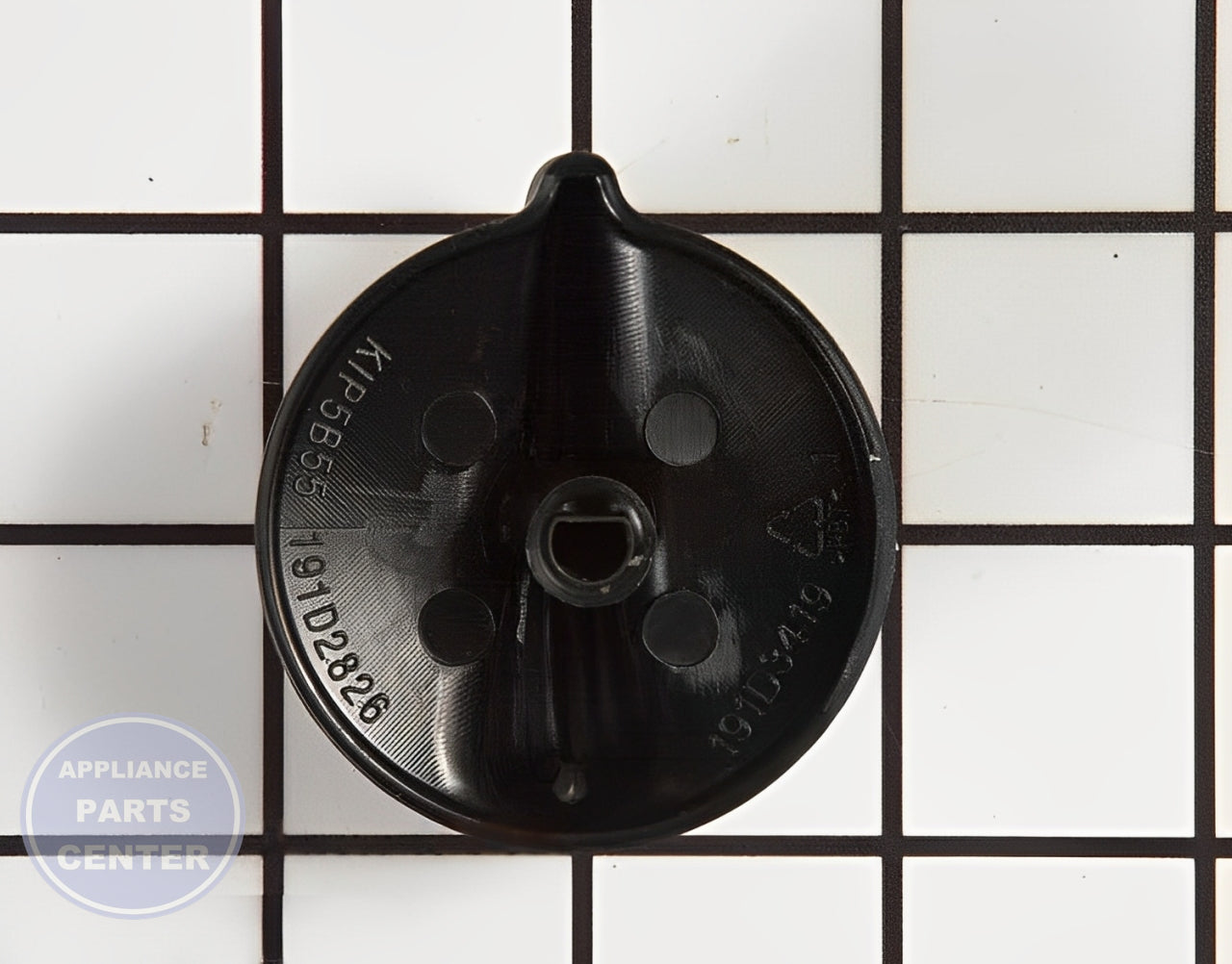 GAS RANGE CONTROL KNOB - BLACK WB03T10242 - Detailed view of high-quality materials