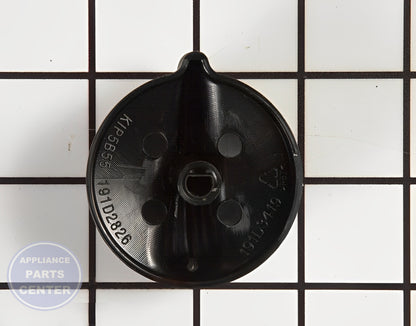 GAS RANGE CONTROL KNOB - BLACK WB03T10242 - Detailed view of high-quality materials