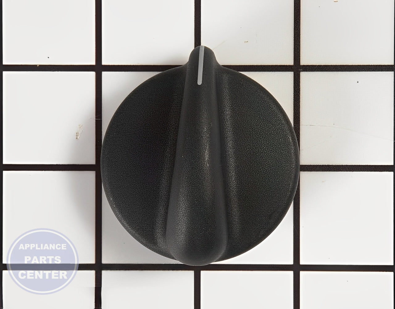 GEH GAS RANGE CONTROL KNOB - BLACK WB03T10242 - Main view showing precise control for GEH Range/Stove/Oven models