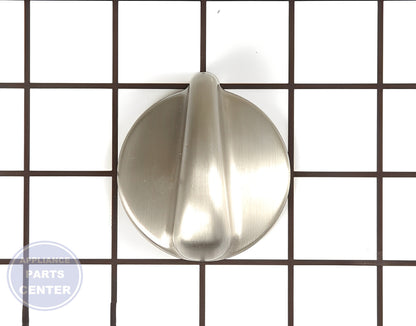 GEH RANGE TRI-CHROME-PLATED KNOB (STAINLESS) - Main view showing durable build for GEH models